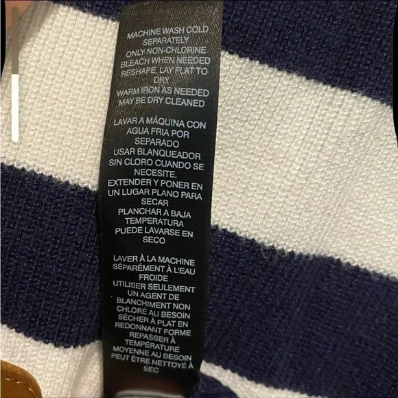 NAUTICAL WHBM lightweight sweater with ruffle sleeve Size S - Picture 3 of 6